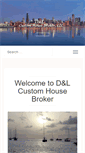 Mobile Screenshot of dandlcustomhousebrokers.com